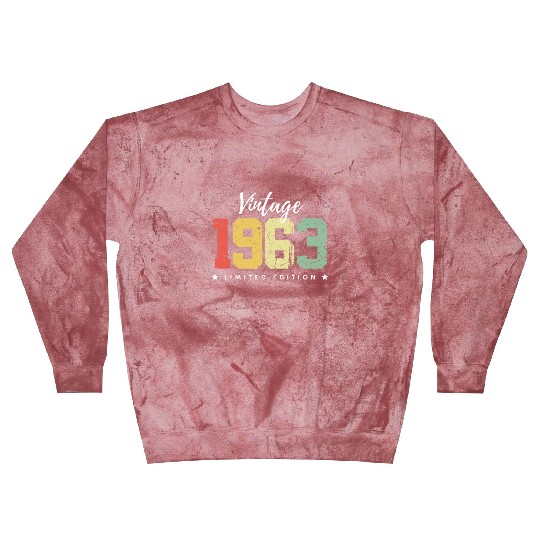 60 Years Vintage 1963 Retro 60th Birthday Blast Sweatshirts