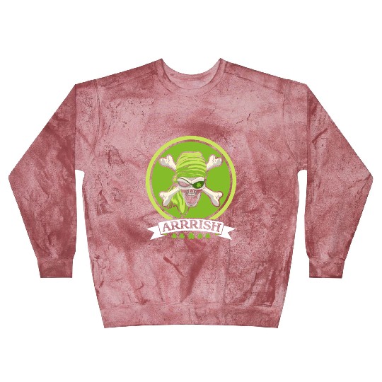Shenanigan St. Patricks Day Irish Pirate Shamrock Blast Sweatshirts