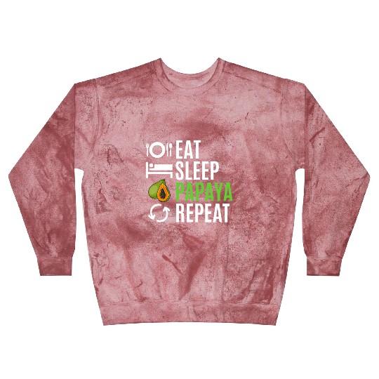 Eat Sleep Papaya Repeat Blast Sweatshirts