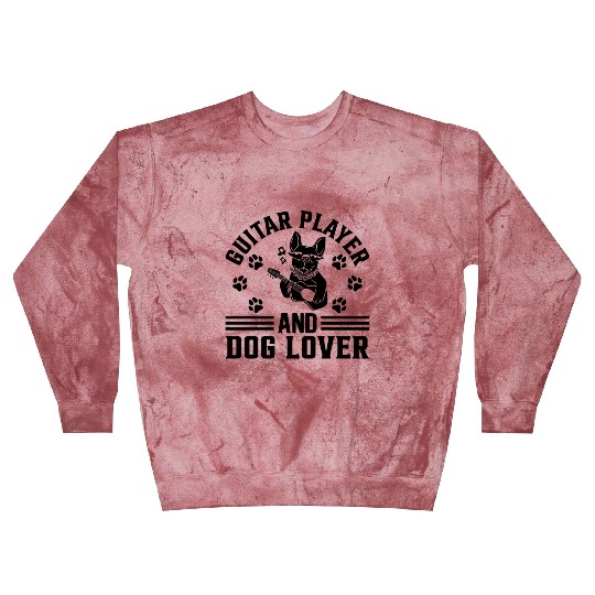 Guitar Player And Dog Lover - Guitar Player Guitar Blast Sweatshirts
