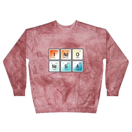 Indonesia | Periodic Table of Elements Blast Sweatshirts