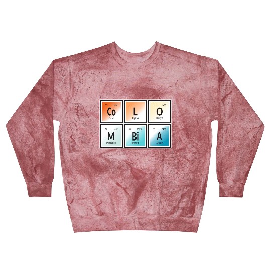 Colombia | Periodic Table of Elements Blast Sweatshirts