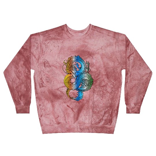 Japanese Dragon Vintage Demon Retro 102 Blast Sweatshirts