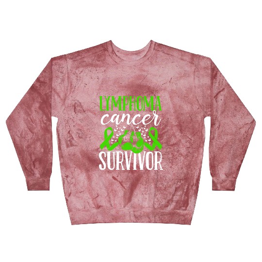 Lymphoma Cancer Awareness Ribbon Gloves Survivor Blast Sweatshirts