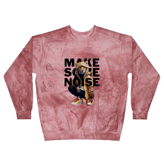 Blast Sweatshirts Make Some Noise Music Urban Animal Cheetah