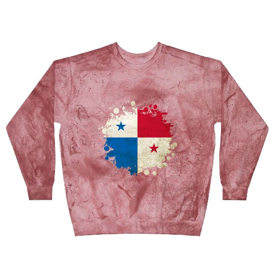 Panama vintage flags blob Blast Sweatshirts