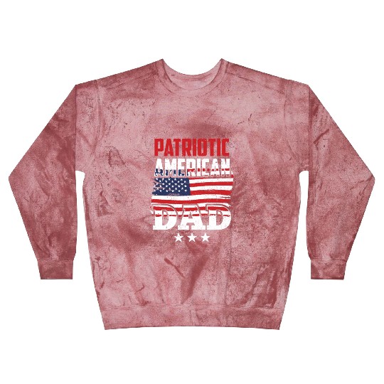 Patriotic American Dad Patriot US USA Blast Sweatshirts