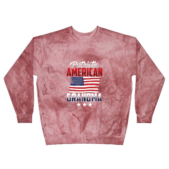 Patriotic American Grandma US Patriot USA Blast Sweatshirts
