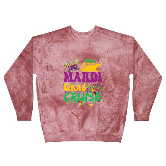 Mardi Gras Cruise Cruising Mask Cruise Ship Party Blast Sweatshirts