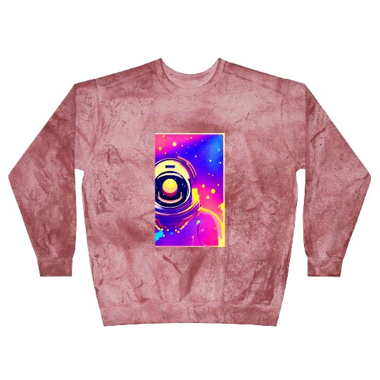 Astronaut neon colors Blast Sweatshirts
