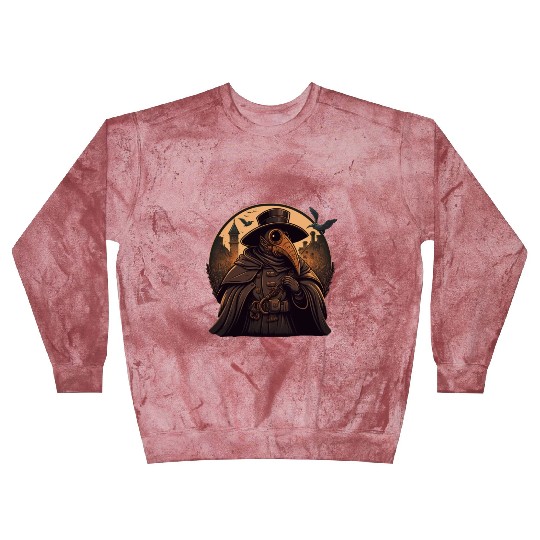 Plague Doctor With Suit and Mask Blast Sweatshirts