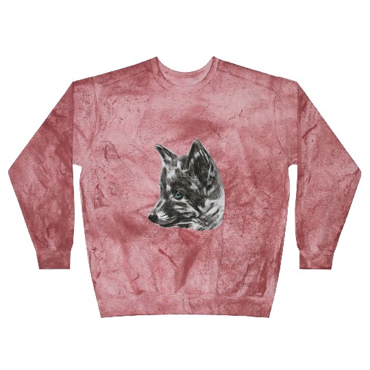 Sweet little fox portrait Blast Sweatshirts
