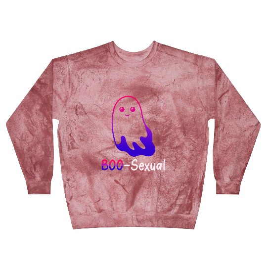 Boo Sexual Cute Bi Cat Ghost LGBT Bisexual Pride F Blast Sweatshirts