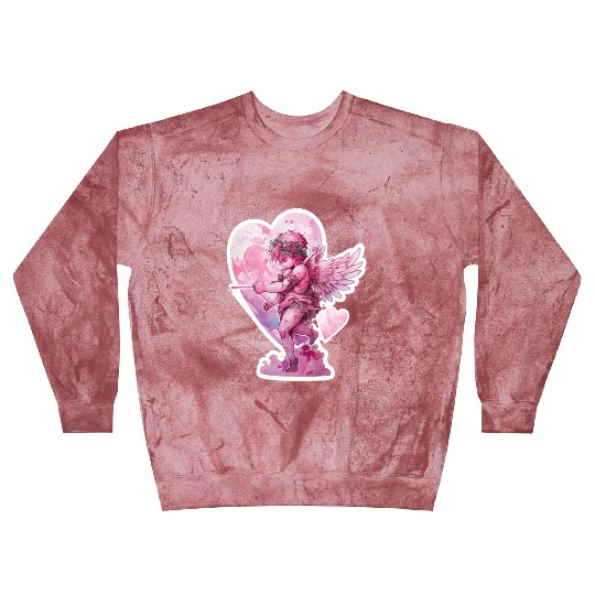funny Cupid Valentine's Day girls Blast Sweatshirts