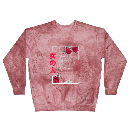 Japanese Geisha E-Girl Grunge Urban Aesthetic Blast Sweatshirts