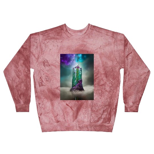 Cosmic Gemstone and Glass \|/ Universe Blast Sweatshirts