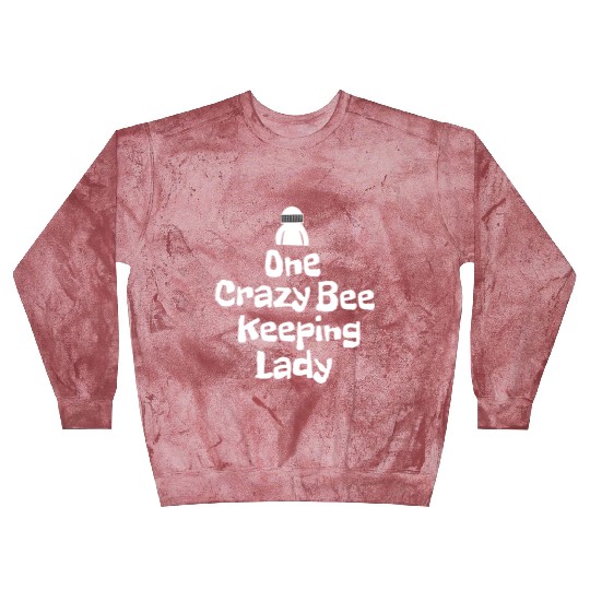 One crazy bee keeping lady Blast Sweatshirts