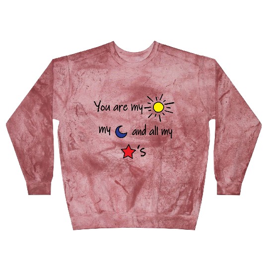 Sun Moon and Stars Blast Sweatshirts