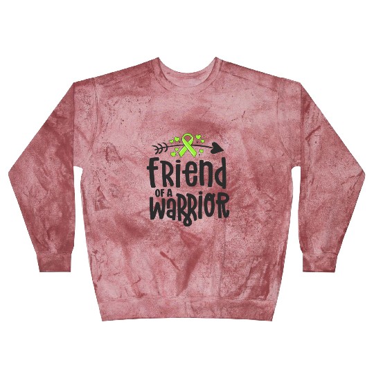 Friend Of A Warrior Lime Green Ribbon Lyme Blast Sweatshirts