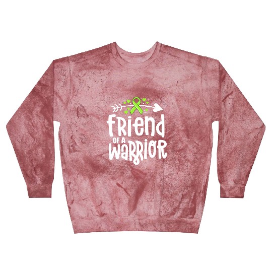 Friend Of A Warrior Lime Green Ribbon Lyme Blast Sweatshirts