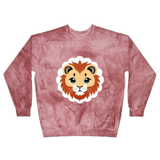 Royal Cartoon Lion - King of the Jungle 19 Blast Sweatshirts