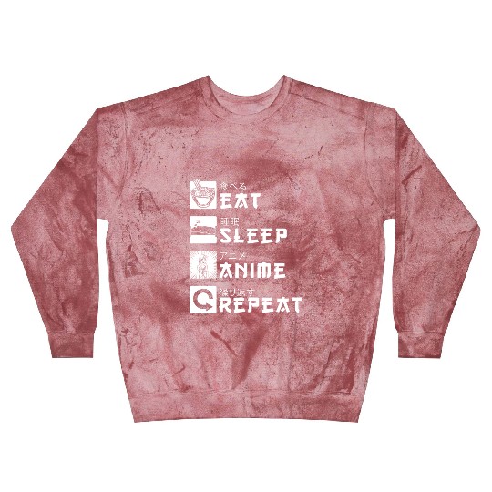 Eat Sleep Anime Repeat Japanese Manga Lover Cospla Blast Sweatshirts