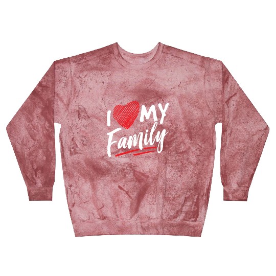 I Love My Family Gathering Families Reunion Blast Sweatshirts