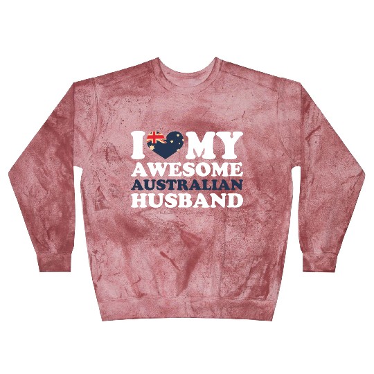 I love my awesome australian husband Blast Sweatshirts