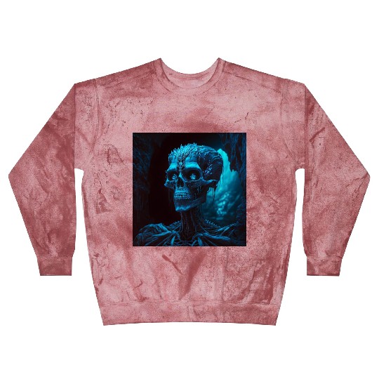 Glamour shot of a skeletal dark witch Blast Sweatshirts