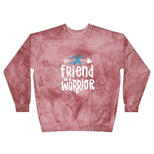 Friend Of A Warrior Support Team Prostate Cancer Blast Sweatshirts