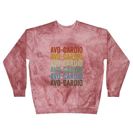 Avo-cardio Vegan Vegetable Lover Plant Based Diet Blast Sweatshirts