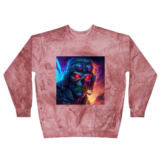 ZOMBIE IRON MAIDEN (version 9) Blast Sweatshirts