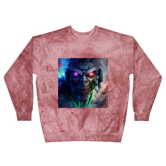 ZOMBIE IRON MAIDEN (version 12) Blast Sweatshirts