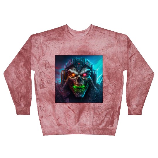 ZOMBIE IRON MAIDEN (version 8) Blast Sweatshirts