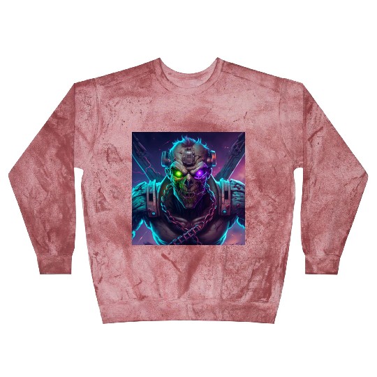 ZOMBIE IRON MAIDEN (Version 10) Blast Sweatshirts