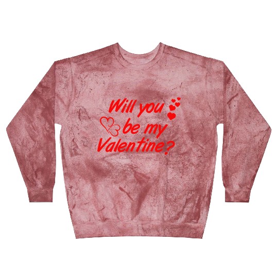 Will you be my Valentine Vector Blast Sweatshirts Design