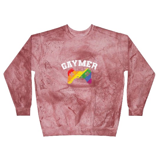 Gamer Controller Gaymer LGBT Pride Blast Sweatshirts