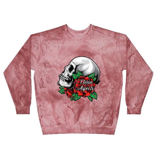 CA SKULL AND ROSES Blast Sweatshirts