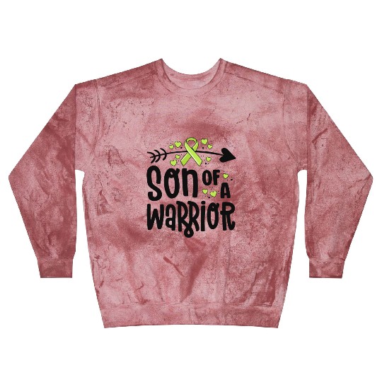 Son Of A Warrior Lymphoma Cancer Awareness Family Blast Sweatshirts