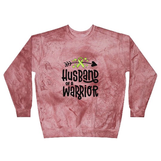 Husband Of A Warrior Lymphoma Cancer Awareness Blast Sweatshirts