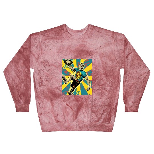 Ultimate Frisbee Retirement Appreciation Pop Art Blast Sweatshirts