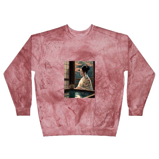 Japanese Culture Lover Japanese Style Spa In Blast Sweatshirts