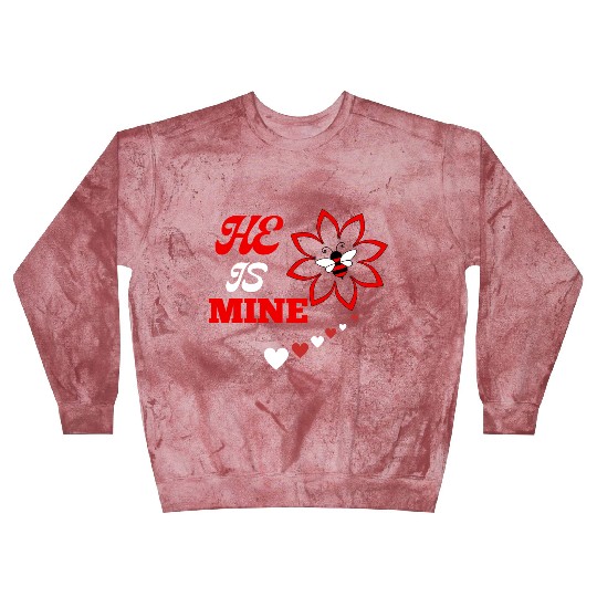 He is mine valentine's day Blast Sweatshirts
