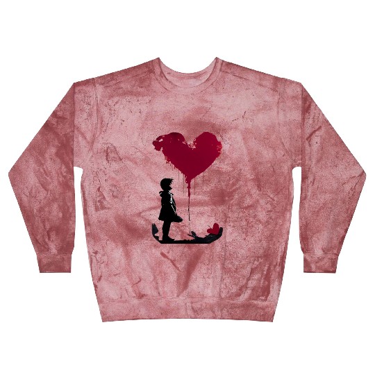 Banksy Love Heart Style Blast Sweatshirts