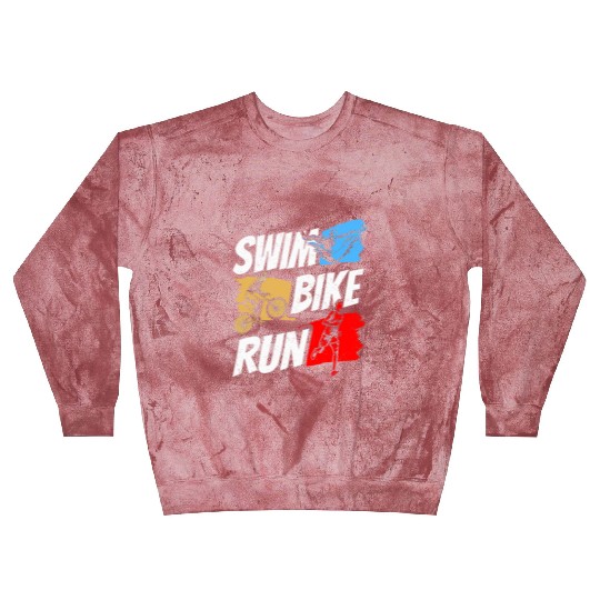 Swim Bike Run Triathlete Triathlon Triathlons Blast Sweatshirts