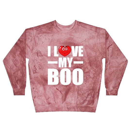 I Love My Boo Cute Valentines Day Gift Blast Sweatshirts