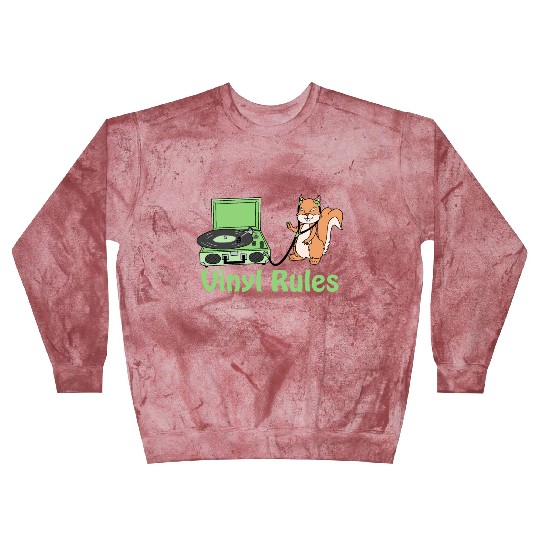 vinyl rules pastel green Blast Sweatshirts