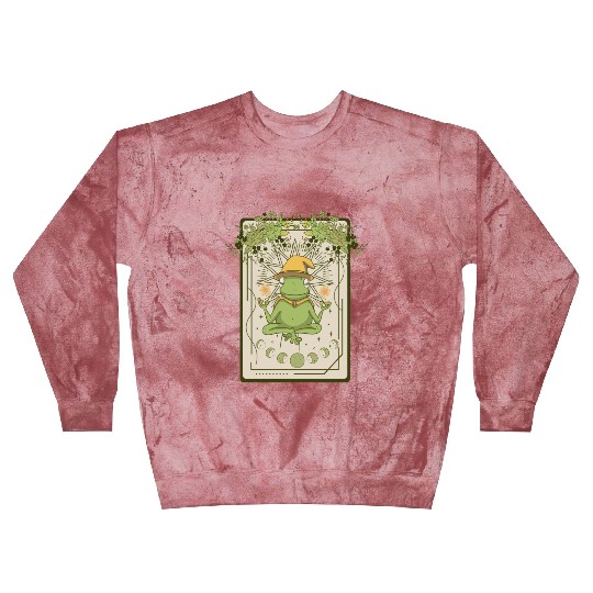 Dark Cottagecore Wizard Frog Goblincore Aesthetic Blast Sweatshirts