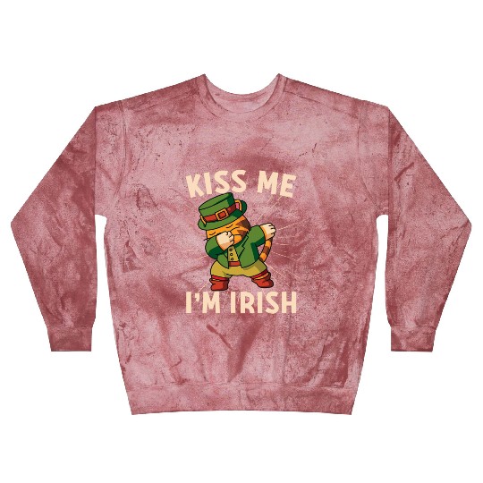 Kiss Me Im Irish Baby St Patricks Day Blast Sweatshirts