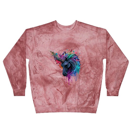 rainbow unicorn Blast Sweatshirts